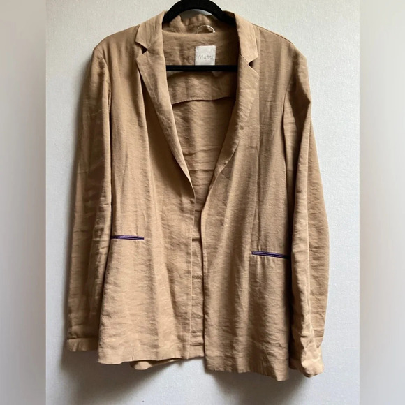 Motel Made in Italy open blazer Sz M ( 21” PTP) - Picture 1 of 9